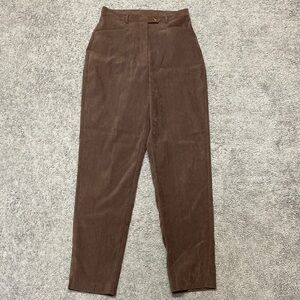 Vintage 8 brown suede pants